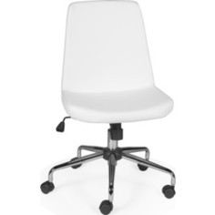 Кресло офисное NORDEN Нео хром/белый полиуретан