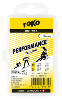 Мазь скольжения TOKO Performance yellow 40g, 0С/-6C