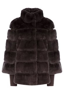 Шуба из меха кролика Virtuale Fur Collection