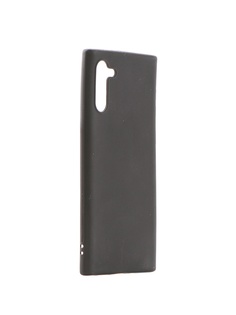 Чехол Brosco для Samsung Galaxy Note 10 Black Matte SS-N10-COLOURFUL-BLACK