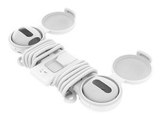 Аксессуар Амбюшуры с футляром и ремешком на шею SwitchEasy для APPLE AirPods AirBuddy Case White GS-108-40-165-12