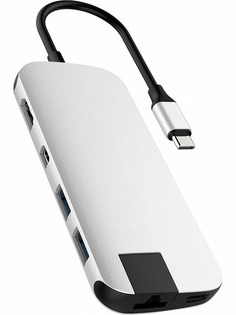 Хаб USB HyperDrive Hyper Slim 8-in-1 Hub Silver HD247B-SILVER