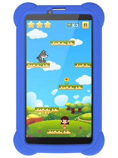 Планшет Digma Plane 7556 3G (MediaTek MT8321 1.3 GHz/1024Mb/16Gb/3G/Wi-Fi/GPS/Cam/7.0/1024x600/Android) + чехол Light Blue 1119302