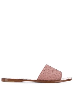 Bottega Veneta плетеные шлепанцы