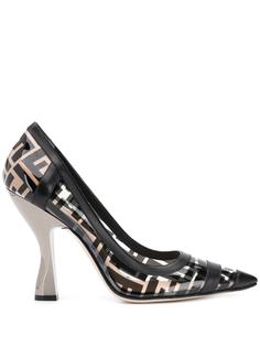 Fendi туфли-лодочки с узором FF