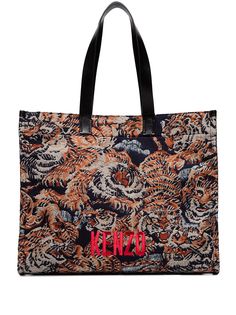 Kenzo сумка-тоут с вышивкой Tiger