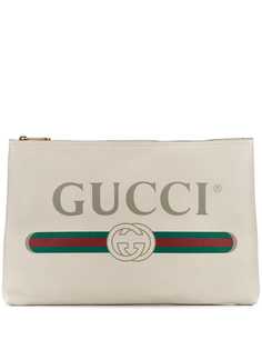 Gucci клатч с логотипом