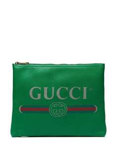 Gucci клатч с логотипом