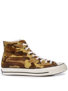 Converse высокие кроссовки Chuck 70 с камуфляжным принтом