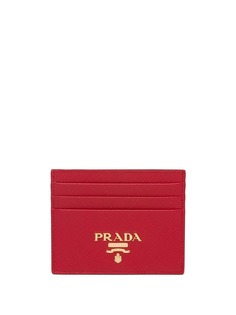 Prada компактный картхолдер с логотипом