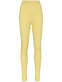 Off-White легинсы в клетку