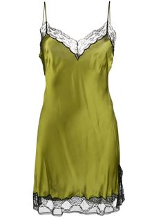 Burberry платье-комбинация с кружевом