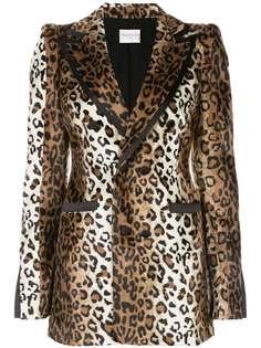 Valentina Shah Jessica leopard print blazer