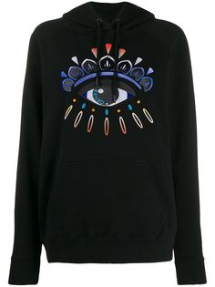 Kenzo трикотажное худи с вышивкой