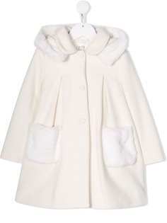 Lapin House длинное пальто с капюшоном