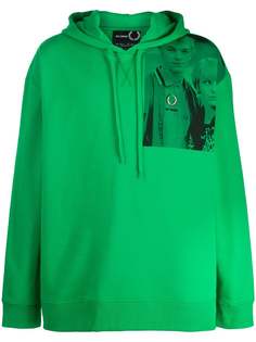 Raf Simons X Fred Perry худи с принтом