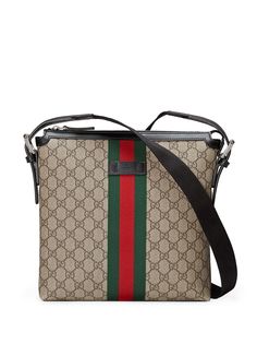 Gucci сумка-мессенджер с отделкой Web и узором GG Supreme