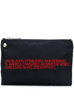 Calvin Klein 205W39nyc клатч с вышивкой