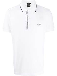 Boss Hugo Boss рубашка-поло с логотипом