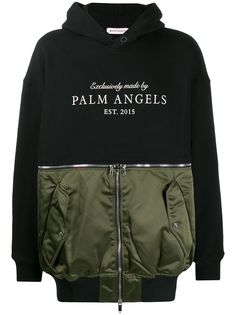 Palm Angels комбинированное худи