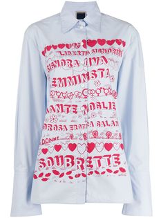 Marco Rambaldi рубашка Femminista с принтом
