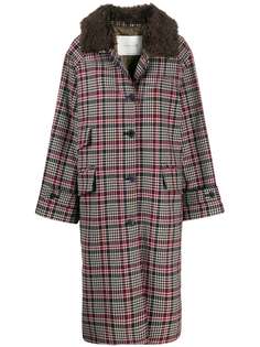 Mackintosh длинное пальто Forfar в клетку
