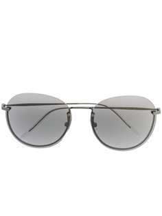 DKNY солнцезащитные очки в круглой оправе