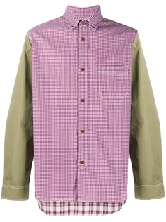 Junya Watanabe MAN рубашка в контрастную клетку