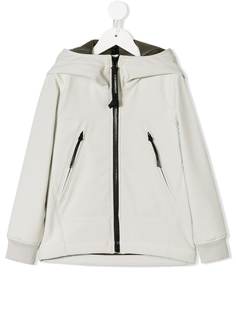 Cp Company Kids толстовка на молнии с капюшоном