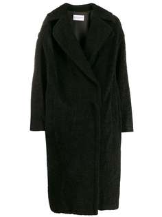 Forte Dei Marmi Couture фактурное пальто миди с логотипом
