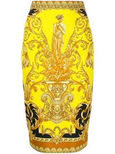 Versace юбка с принтом Baroque