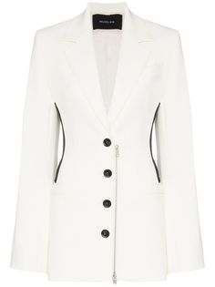 Mugler двухцветный блейзер