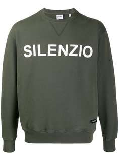 Aspesi толстовка с принтом Silenzio