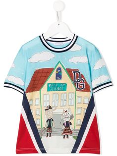 Dolce & Gabbana Kids футболка с принтом Back To School
