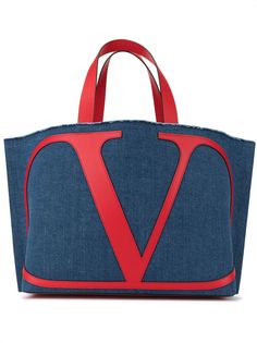 Valentino пляжная сумка Valentino Garavani с логотипом VLogo