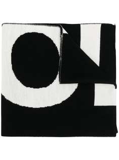 Woolrich шарф вязки интарсия с логотипом
