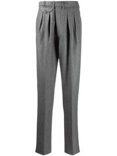 Lardini брюки строгого кроя со складками