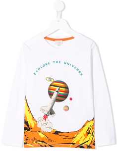 Paul Smith Junior топ с длинными рукавами и принтом