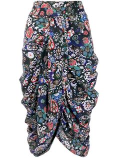 Isabel Marant юбка с драпировкой