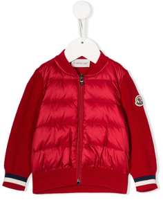 Moncler Kids стеганая куртка-бомбер