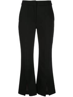 Adam Lippes укороченные брюки с принтом