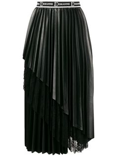Ermanno Ermanno кружевная юбка с плиссировкой
