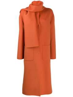 Ermanno Ermanno пальто с запахом на шее