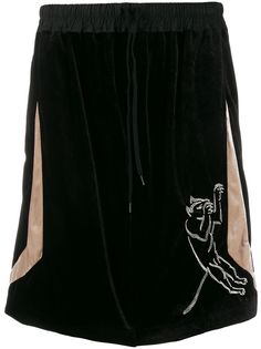 Bernhard Willhelm бархатные шорты