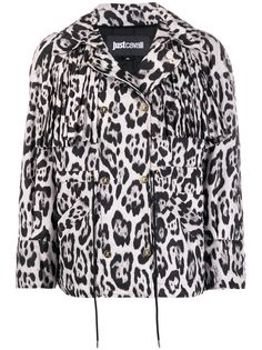 Just Cavalli куртка с леопардовым принтом