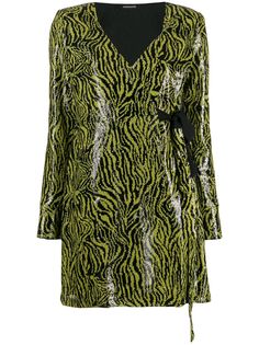 Andamane Bonnie zebra-print dress