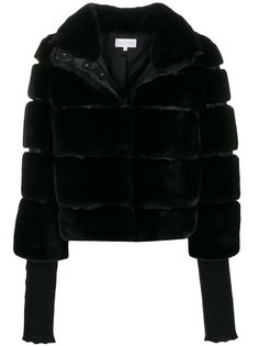 Patrizia Pepe faux-fur bomber jacket