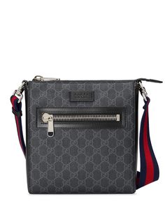 Gucci маленькая сумка-мессенджер с узором GG Supreme