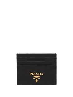 Prada компактный картхолдер с логотипом