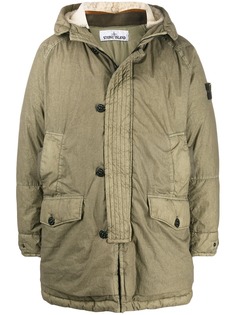 Stone Island пуховик с капюшоном